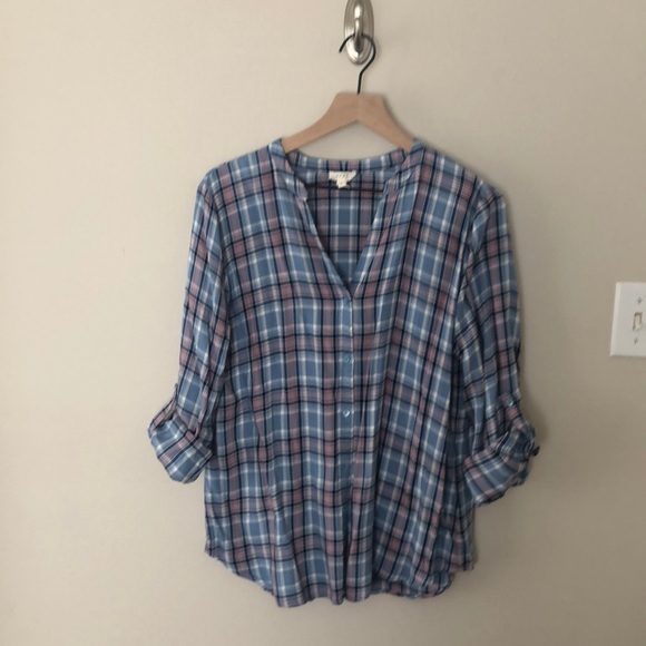 Joie Tops - Soft Joie plaid button down